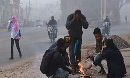 बर्फीली हवाओं से तीन डिग्री गिरा दिन का तापमान,