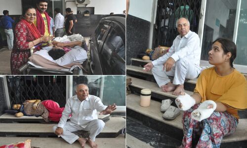 ग्लोब हॉस्पिटल में आग लगने से मची भगदड़, खिड़की का शीशा तोड़कर कूदी लड़कियां, एक की बैकबोन टूटी