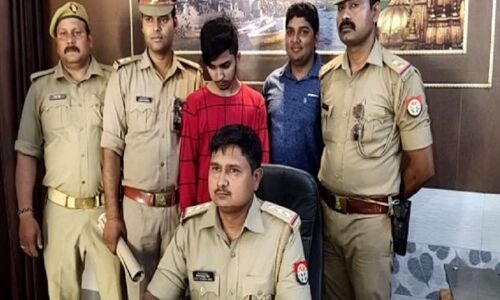 पुलिस ने इनामी बदमाश को गिरफ्तार किया: उत्तर प्रदेश