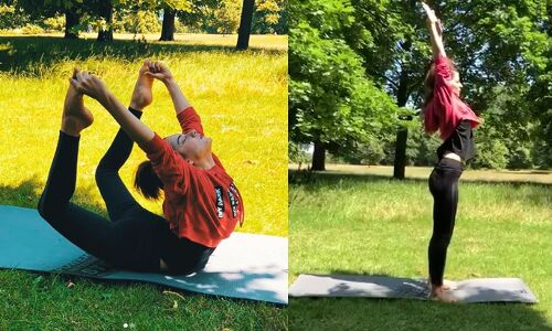 इंटरनेशनल योगा डे: कंगना रनौत ने लंदन में कुछ यूं किया योग, देखें Video