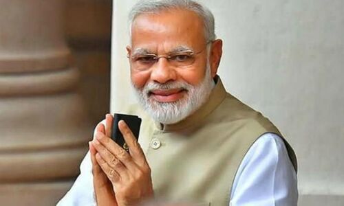 नमो ऐप पर प्रधानमंत्री किसानों के साथ