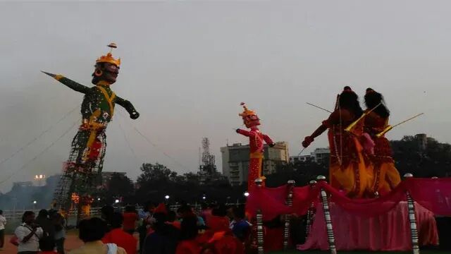 पटना : नीतीश कुमार के तीर से गांधी मैदान में होगा रावण वध, तैयारी पूरी