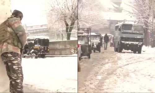 LIVE: श्रीनगर में बर्फबारी के बीच एनकाउंटर, दो आतंकी घिरे, 1 CRPF जवान शहीद