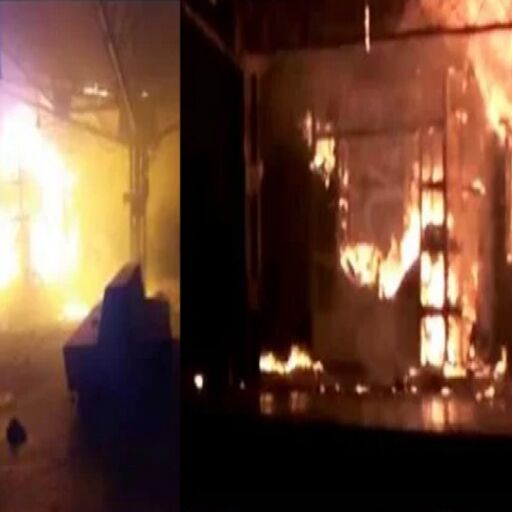 अयोध्या जंक्शन पर लगी भीषण आग, ठप्प हुआ रेलगाड़ियों का आवागमन