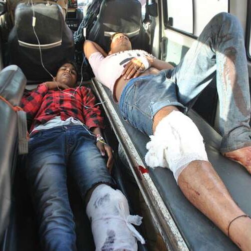 UP के आजमगढ़ में पुलिस मुठभेड़ में घायल हुए दो बदमाश, चार गिरफ्तार