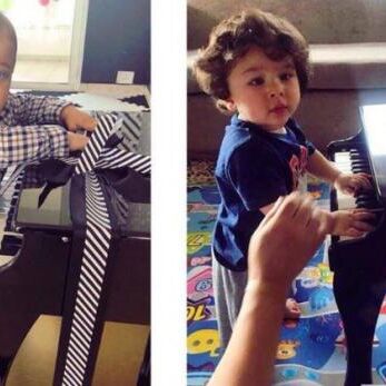 करण जौहर ने शेयर की तैमूर और बेटे यश की पियानो बजाते हुए तस्वीर