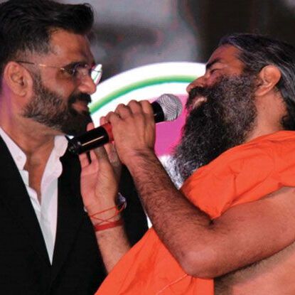 जब सुनील शेट्टी नहीं जीत पाए बाबा रामदेव से योग में, तो बनाया ये बहाना: विडियो