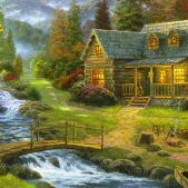 घर में इस दिशा में लगाएं बहते हुए झरने की तस्वीर, खुल जायेंगे किस्मत के ताले