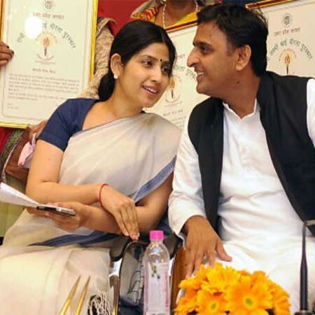 मुलायम की नाराजगी के बावजूद आज ही के दिन एक हुए थे डिंपल-अखिलेश,