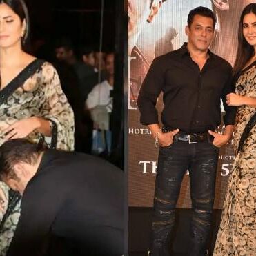 भरी महफिल में कटरीना की साड़ी ठीक करने लगे भाईजान भरी महफिल में कटरीना की साड़ी ठीक करने लगे भाईजान