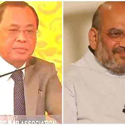 अमित शाह के कारण CJI रंजन गोगोई को दर्शन के लिए करना पड़ा इंतजार, दो पुलिस अफसर सस्पेंड