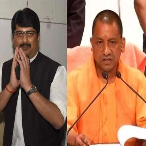 सीएम योगी आदित्यनाथ से मिले विधायक राजा भैया, दिया निमंत्रण