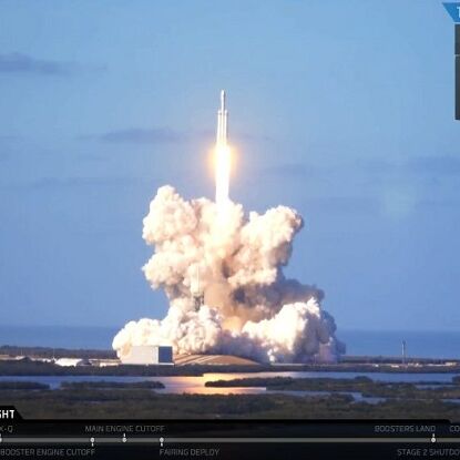 अमेरिका की प्राइवेट कंपनी SpaceX ने लॉन्च किया सबसे शक्तिशाली रॉकेट फॉल्कन हैवी