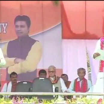 बिप्लब देब बने त्रिपुरा के CM, शपथ ग्रहण में मौजूद रहे PM मोदी-आडवाणी