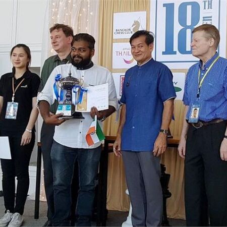 बैंकॉक मास्टर्स शतरंज में भारत को दूसरा स्थान