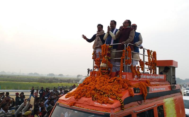 गंगा यात्रा ने किया वाराणसी जिले में प्रवेश, डिप्टी सीएम केशव मौर्या कर रहे हैं नेतृत्व