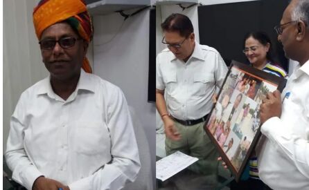 प्रोफेसर एमएनपी वर्मा बने बीबीएयू के नए कुलपति, प्रो. सोबती ने पगड़ी पहनाकर सौंपा चार्ज प्रोफेसर एमएनपी वर्मा बने बीबीएयू के नए कुलपति, प्रो. सोबती ने पगड़ी पहनाकर सौंपा चार्ज