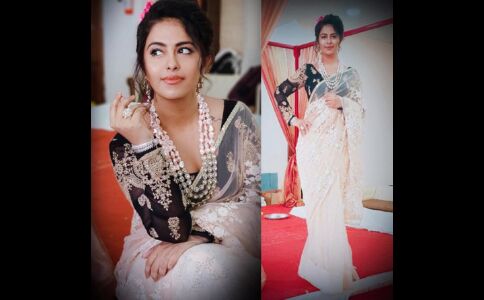 ट्रेडिशनल लुक में बेहद खूबसूरत नजर आई अविका गौर