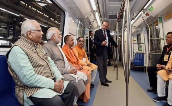 मेजेंटा लाइन मेट्रो: बीजेपी और केजरीवाल के बीच जुबानी जंग, सपाई भी कूदे