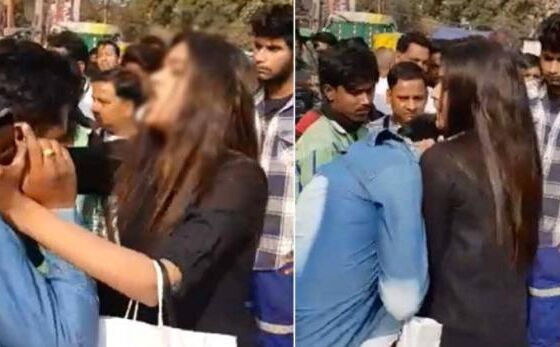 अश्लील कमेंट किया तो डीयू छात्रा ने मनचले को पीटा, माफी भी मंगवाई