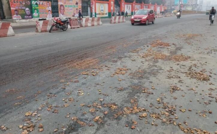 लखनऊ: सपा नेता के करीबी ने फेंके थे विधानसभा के सामने आलू, दो गिरफ्तार