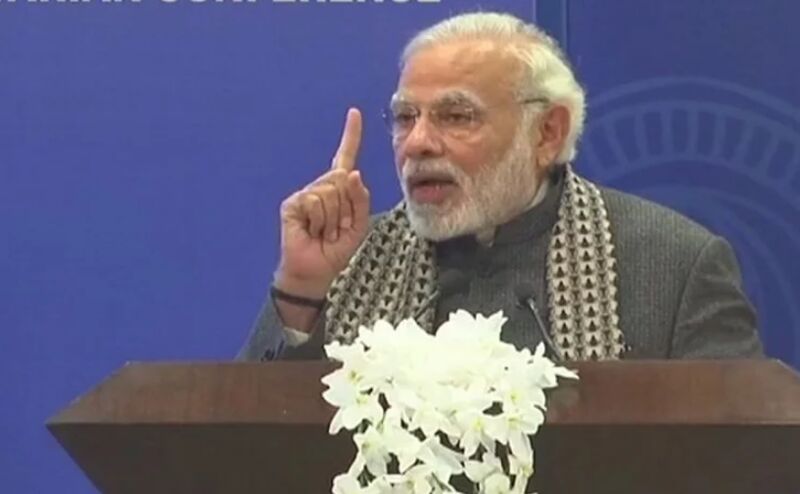 PIO पार्लियामेंट्री कॉन्फ्रेंस: PM का चीन को इशारा- हम किसी की जमीन पर नजर नहीं रखते