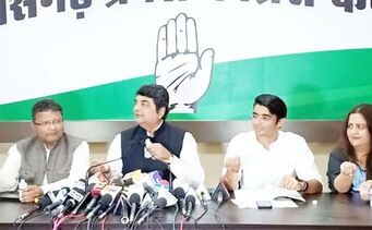 कांग्रेस ने खाई गंगा मैया की