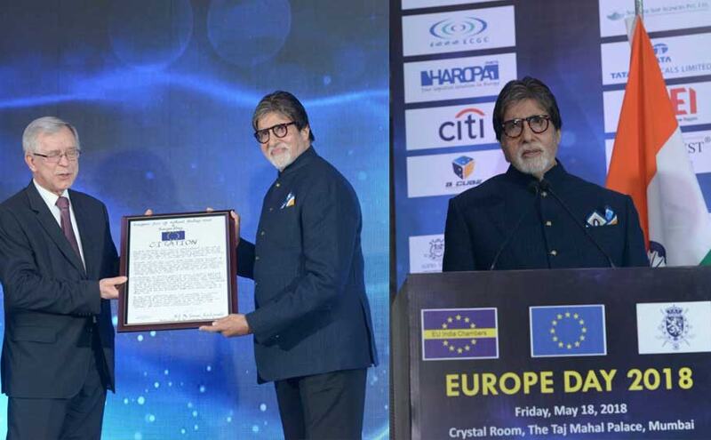 अमिताभ बच्चन को मिला सम्‍मान, भारत और यूरोप के बीच जोड़े मजबूत तार
