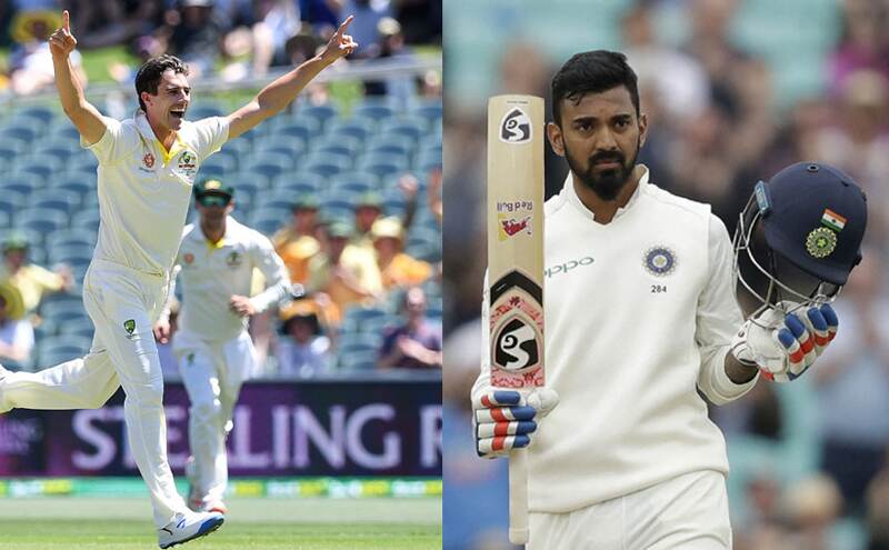 एडिलेड में तीसरे दिन भी स्लेजिंग जारी, अब केएल राहुल से उलझे पैट कमिंस