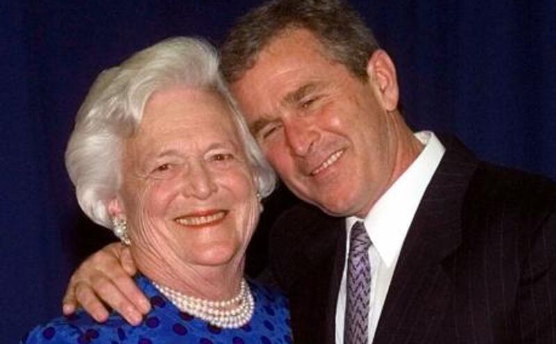 जॉर्ज बुश की मां बारबरा बुश का 92वें साल की उम्र में निधन