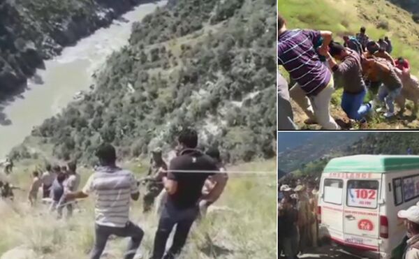 दर्दनाक हादसा: पाकिस्तान में बस सिंधु नदी में गिरी, 18 यात्रियों की मौत