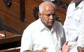 BJP का धरना, जमीन पर सोए येदियुरप्पा: कर्नाटक