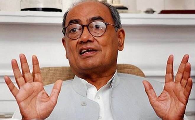 2014 चुनाव में मोदी ने लिया था हिन्दू बीफ निर्यातक दोस्तों का सहारा: दिग्विजय