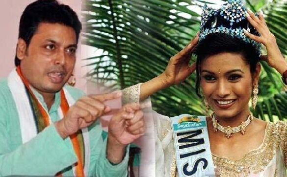 बिप्लब देब ने दिया डायना हेडन को लेकर विवादित बयान