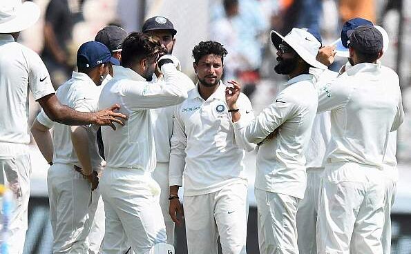 हैदराबाद टेस्ट: जेसन होल्डर और रोस्टन चेज़ के अर्धशतकों से संभला वेस्टइंडीज हैदराबाद टेस्ट: जेसन होल्डर और रोस्टन चेज़ के अर्धशतकों से संभला वेस्टइंडीज