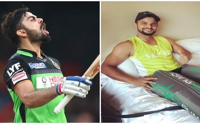 सुरेश रैना की इंजरी का फायदा उठाकर विराट कोहली ने बनाए दो बड़े रिकॉर्ड