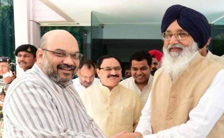 पंजाब में शाह और बादल के बीच हुई बैठक