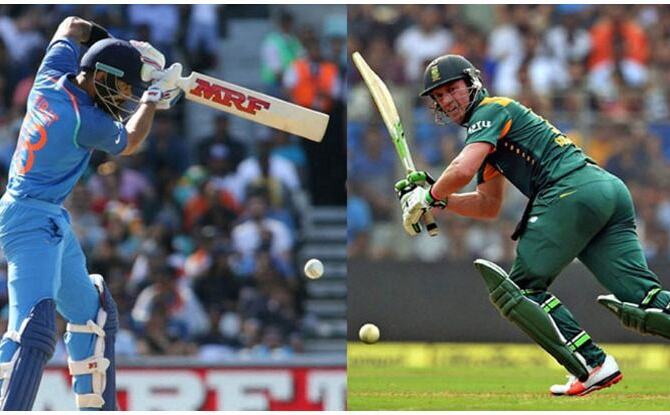 एबी डिविलियर्स और विराट कोहली हैं क्रिकेट के फेडरर और नडाल