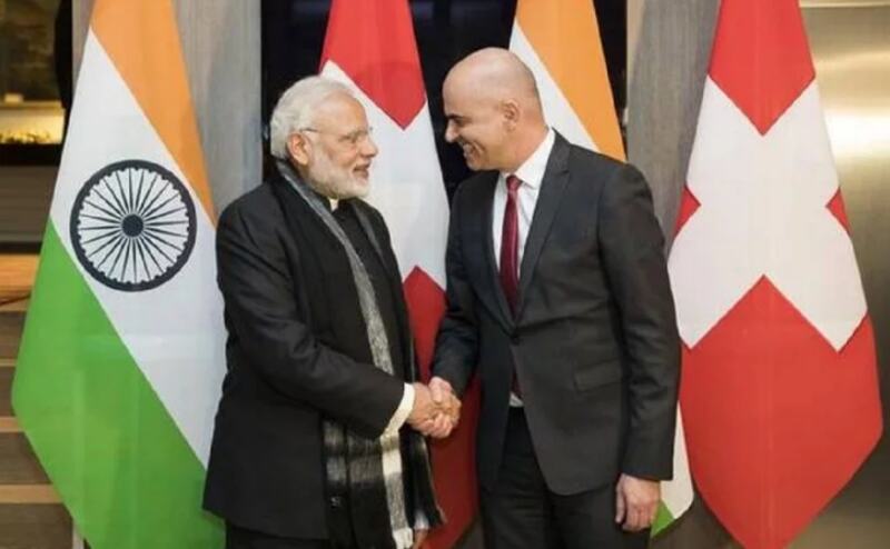 WEF 2018: दावोस में स्विस राष्ट्रपति बेरसेट से मिले मोदी, शाहरुख को मिला क्रिस्टल अवॉर्ड