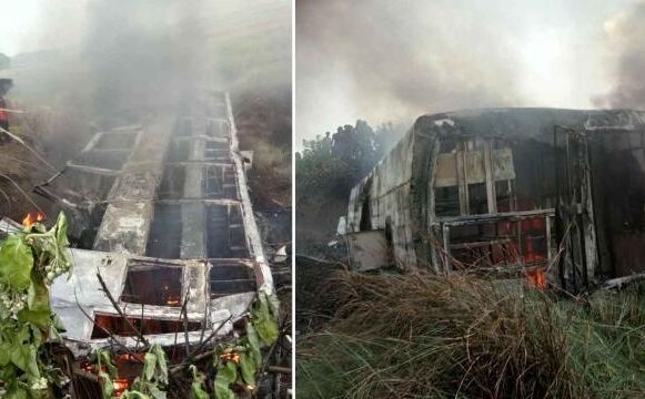 मोतीहारी बस हादसा: कमिश्नर ने कहा एक भी शव नहीं मिला, सुबह थी 27 लोगों के मरने की खबर