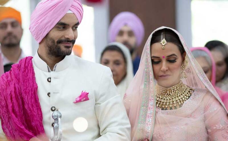 नेहा धूपिया ने की अंगद बेदी से गुपचुप शादी, सामने आई First Photo