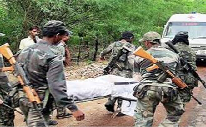 गढ़वा: नक्सलियों के लैंडमाइंस ब्लास्ट में 6 जवान शहीद